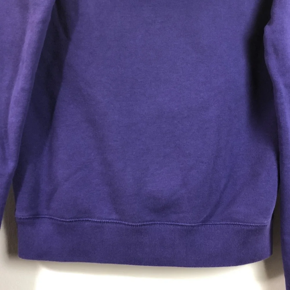 Nike Baltimore Ravens NFL Team Apparel Hoodie Sweatshirt High Neck Purple Sz S